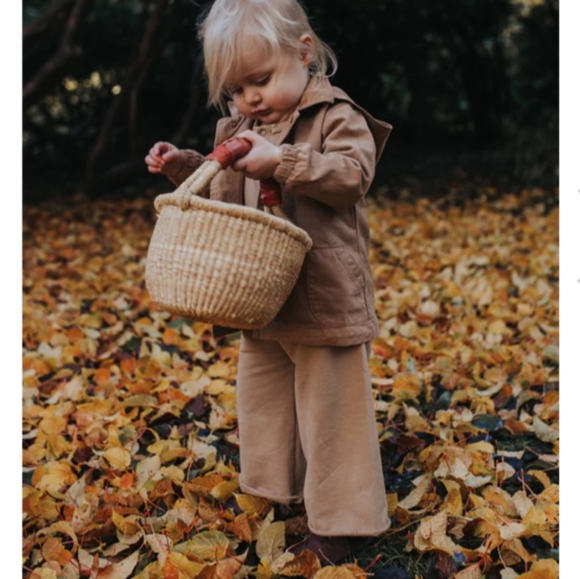 Fleece Simple Folk SZ 5-6 Organic Cotton pants wide leg fleece trouser - Picture 3 of 13